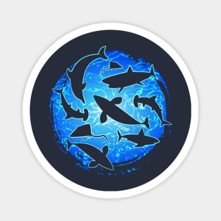 Sea Life Silhouettes Magnet